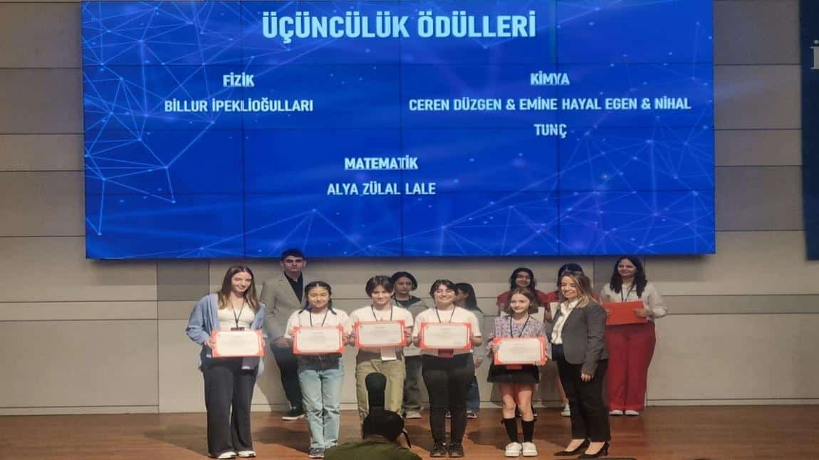 Tübitak 2204-B İstanbul Avrupa Bölge Yarışmalarında 3. Olduk