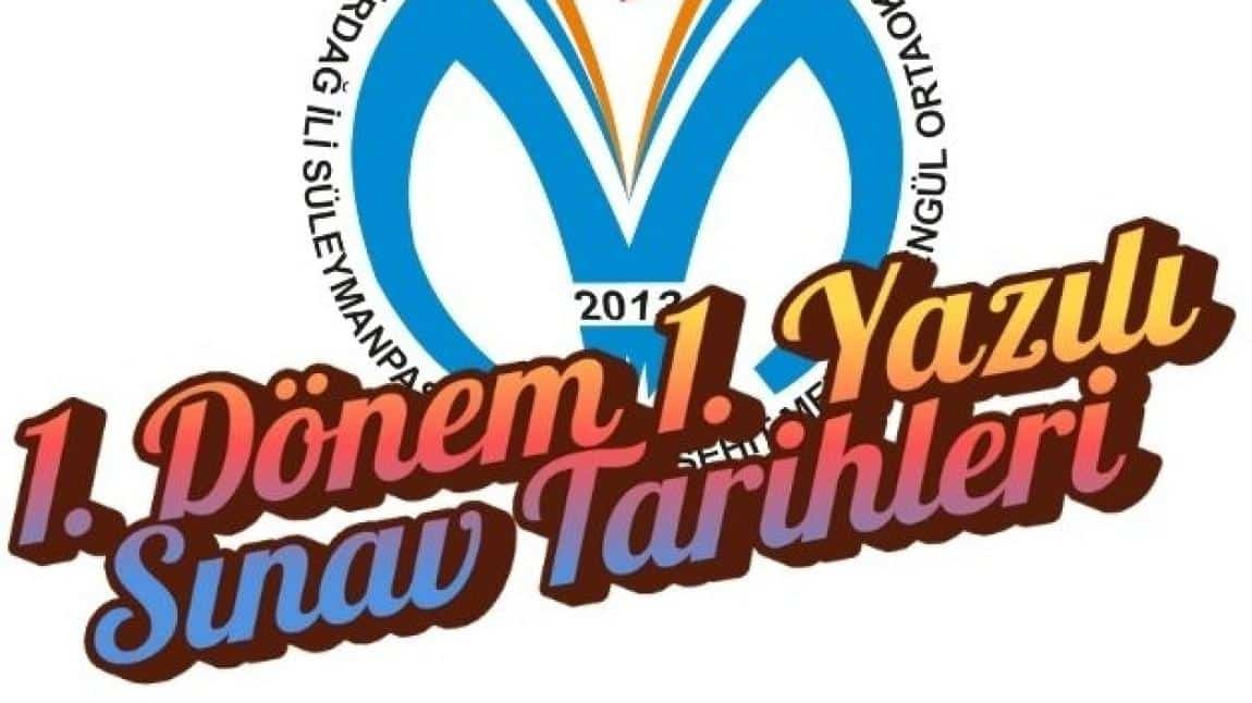 1. Dönem 1. Ortak Sınav Tarihleri